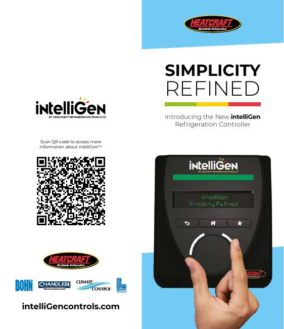 Cover of Heatcraft’s intelliGen refrigeration controller brochure